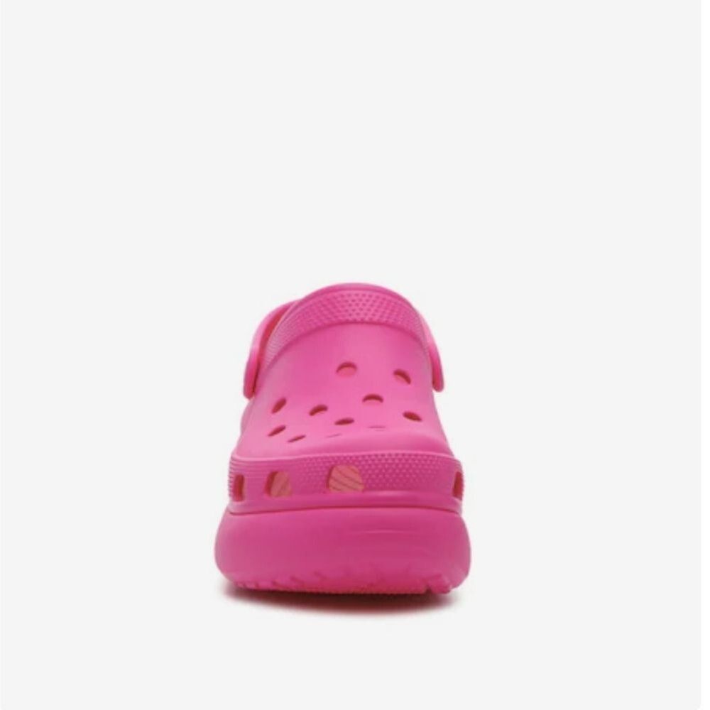 Crocs Classic Crush Clog Hot Pink NWT 10 Lightweight Comfort Shoes | Barbiecore - Picture 9 of 16